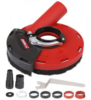 Absaughaube mit Bürsten für Winkelschleifer 115/125mm - Hochwertiges Werkzeug für effiziente Entstaubung und Belastungsreduzierung beim Handwerksarbeiten