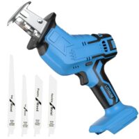 Akku-Reciprosäge für Sägearbeit mit Holz, Stahl und Metall - Kompatibel mit 18V Akkus, leistungsstarker Motor, variable Geschwindigkeiten von bis zu 3500 U/min