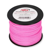 Hochwertige Alfa Maurerschnur in Pink, 100 m Länge, Ø 2,0 mm, Polypropylen, rund geflochten, reißfest und belastbar für Garten- und Baubedarf