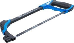 Aluminium-Sägebogen BGS 2081 mit HSS-Sägeblatt, Länge 300 mm - Werkzeug für Sägeschnitte mit hoher Festigkeit und Haltbarkeit