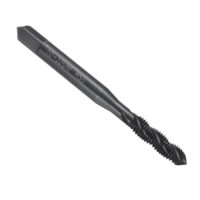 Hochwertiger Amerikanischer Gewindenschneider mit spiralförmiger Spitze und nitrierter Oberfläche für präzises Gewindeschneiden in Metall und anderen Materialien.