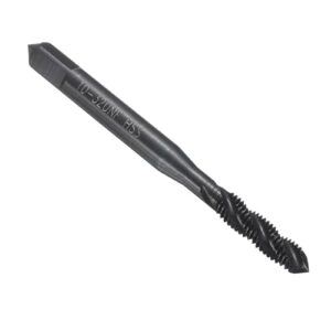 Hochwertiger Amerikanischer Gewindenschneider mit spiralförmiger Spitze und nitrierter Oberfläche für präzises Gewindeschneiden in Metall und anderen Materialien.