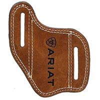 Ariat Messerscheide aus hochwertigem Leder, schwarz, modernes Design, perfekte Aufbewahrungsmöglichkeit für Werkzeuge