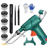 Komfortables und präzises Schweißen mit dem Ayyecoeeye Welder 3-in-1 Handheld Laser Schweißgerät, geeignet für alle Metalle, einschließlich Entrostung und Schneiden von Metall mit fünf Volumen Ersatz Draht (Grün)