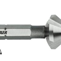 BAER HSSG 90° Bit Kegelsenker 12,4 mm für M 6 - hochwertiges Werkzeug für Akkuschrauber und Senkbohrer