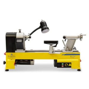 BAMATO Drechselmaschine WL-470V mit Digitalanzeige - Drehbank - Drehtischmaschine - 750W Leistung - Stufenlos von 480 bis 3800 min-1 - Maximal werkstücke 470mm Länge / 350mm Ø - inklusive Planscheibe 150mm