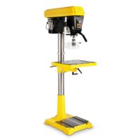 Hochleistungs-Tischbohrmaschine mit Schnellspann-Bohrfutter und Arbeitslicht für Heimwerker-Aufgaben, 1100 Watt, 150-2700 Umdrehungen