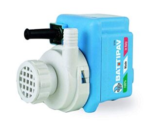 BATTIPAV S3 Wasserpumpe für Steinsägen, 1560 L/H Leistung, Kabellänge 2m, wartungsfrei und leicht handhabbar