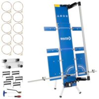 Bautec Gazelle Modell 7 Butterfly Styroporschneider 200 Watt 1300mm Komplettset inkl. Schneidedrähte Styrogrips Gerüsthalterung Heißdrahtschneider
