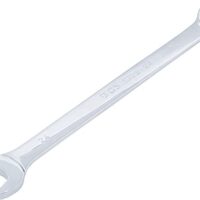 Hochwertige Maul-Ringschlüssel mit Chrom-Vanadium-Stahl, Schlüsselweite 24 mm und Länge 335 mm.