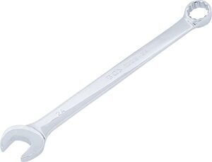 Hochwertige Maul-Ringschlüssel mit Chrom-Vanadium-Stahl, Schlüsselweite 24 mm und Länge 335 mm.