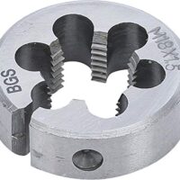 Gewindeschneideisen BGS 1900-M18X1.5-S, Metallrohren bearbeiten, hochwertiger Werkzeugstahl GCr15