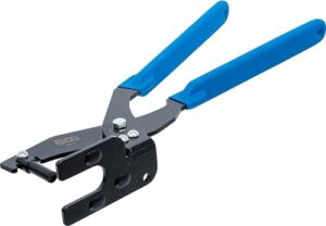 Hochwertige Ausdrückzange für die Demontage von Auspuffgummis mit hoher Präzision und ergonomischer Form.