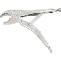 Gripzange 225 mm aus Stahl mit vernickelter Oberfläche, ideal für Heimwerker und Handwerker