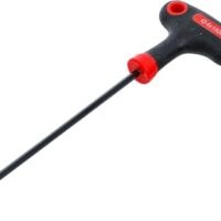Ergonomischer Schraubendreher mit T-Griff und seitlicher Klinge für Innensechskant und Innensechskante mit Kugelkopf 4 mm