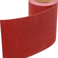 Schleifpapier-Rolle mit 115 mm Durchmesser und 5 Meter Länge, Körnung 60 für verschiedene Anwendungen wie Schleifen, Polieren, Entlacken und Entgraten von Holz, Kunststoff und Metall.