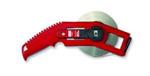 rostriertes Bandmaß mit gedruckter Teilung, Breite 13 mm und Länge 30 m für Heimwerker und Handwerker