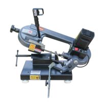 Leistungsstarker und flexibler Metallbandsägemotor für die Verarbeitung von Stahl, Aluminium und anderen Metallen mit variabler Bandgeschwindigkeit 40-88 m/min, Sägeband inklusive.