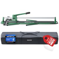 Bolkers ProCut XL 1200 Fliesenschneider, Fliesenschneidmaschine mit magnetischem Brechstempel, präzise Schnitte dank Wolframcarbid-Schneidrad mit Kugellager, ideal für Ausbau- oder Renovierungsarbeiten