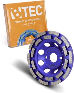 Hochwertiger Diamant Schleiftopf für professionelle Arbeit an Beton, Naturstein und anderen Materialien