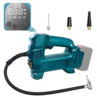 portabler Luftkompressor mit digitaler Manometer für Auto, Motorrad und Fahrrad, 150PSI, Bosch 18V kompatibel