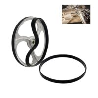 Bandsäge-Ersatzteil, Gummiband, 8 Zoll, Schwarz, Holzbearbeitung, Zubehör