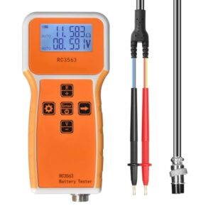 Innenwiderstandsmessgerät für Batterien, Batteriespannungs Innenwiderstandsmessgerät 1uΩ~200Ω/0~±100VDC, Blei-Säure, Lithium-Ionen, Lithium-Eisen-Phosphat