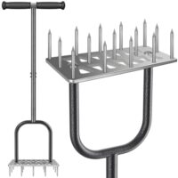 Effizienter Rasenlüfter mit 15 Spikes für optimalen Luftaustausch und Zeitersparnis bei der Rasenpflege.