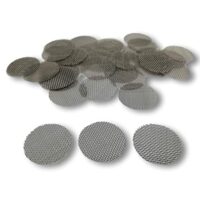 Black Leaf 200 Stahlsiebe D 20mm - Einlegesiebe für Pfeifenreinigung mit effektiver Reinigungsquelle und einfachem Wiederaufnahmeverfahren