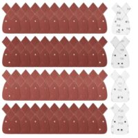 Hochwertige Schleifpapiere für Black und Decker Mouse, verschiedene Körnungen von 40/60/80/120, ideal zum Schleifen und Polieren