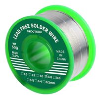 Bleifreier Lötzinn für Elektrolöten und Heimwerken - 50g Sn99,3 Cu0,7/0,8mm mit Kolophonium-Kern