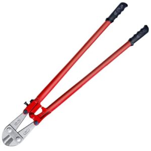 Bolzenschneider mit 900 mm Länge und Cr-Mo Schneidleistung bis 12 mm, ergonomischer Griff und gehärtete Backen für Robustheit und Schneidleistung