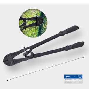 Hochwertiger Bolzenschneider mit 600 mm Schneidee von Brilliant Tools, ideal für Handwerksbranche und Heimwerker