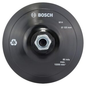 Bosch 1x PRO Backing Pad für kleine Winkelschleifer, M14, Klettverschluss (Ø 125 mm)