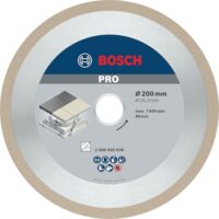 Bosch 1x PRO Ceramic Diamanttrennscheiben für 25,4‑mm-Bohrung und Fliesenschneider