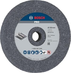 Bosch 1x PRO Grinding Longlife Scheibe mit 20-mm-Bohrung für Doppelschleifmaschine, ideal zum Schleifen von Metalloberflächen