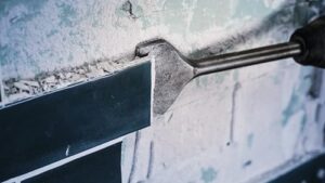 Bosch 1x PRO SDS max-4C Fliesenmeißel für Fliesen, Bohrhammer, Abbruchhammer
