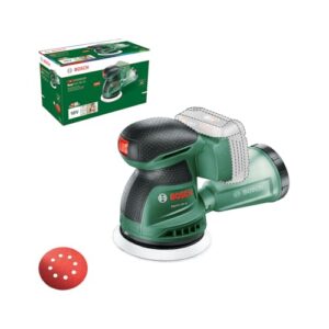 Bosch Akku-Exzenterschleifer EasyOrbit 18V-10 mit Durchmesser 125 mm für Schleifung von kleinen bis mittelgroßen Holzoberflächen und lasierten Oberflächen, ohne Akku, 18 Volt System