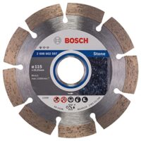 Bosch Diamanttrennscheibe, hochwertiges Werkzeug für den Heimwerker, 115 x 22,23 x 1,6 x 10 mm, Silberfarben/Grau-Farbe