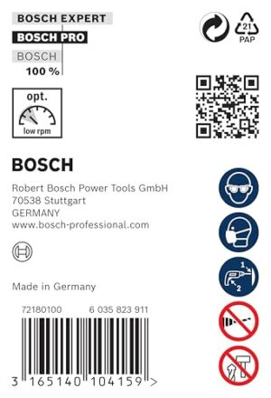 Hochwertiger Installationsbohrer von Bosch, ideal für Hartholz, Sandwich-Metall und Gipskartonplatten, Ø 30,00 mm