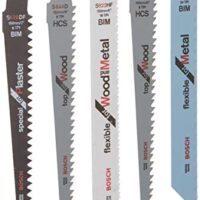 Bosch Keo Sägeblatt-Set 5-teilig, hochwertige Werkzeuge für Heimwerker und Profis, präzisionsklingen aus Schweizer Stahl, vielseitig einsetzbar