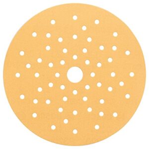 Professionelles Schleifblatt für Exzenterschleifer, 50 Stück, Ø 150 mm, Körnung 100, passend zu gängigen Schleifertellern mit Ø 150 mm, ideal für Holz und Farbe, hochwertiges Werkzeug für Heimwerker- und Handwerksarbeiten