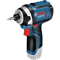 Bosch Professional 12V System Akku Drehschlagschrauber GDR 12V-105, Kompaktes Design, hohe Leistungsfähigkeit, Idealer Werkzeugpartner für Heimwerker-Aufgaben