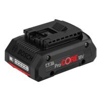Bosch Professional 18V System Akku ProCORE18V 4,0Ah - Hochleistungsreicher Akku für Heimwerkeranforderungen mit modernster Zelltechnologie und intelligentem Akkumanagement