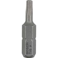 Bosch Professional Bit Extra-Hart für Innen-Torx-Schrauben, 3 Stück, T15, Länge: 25 mm, Cranberry