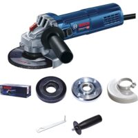 Bosch Professional Winkelschleifer GWS 9-125 S, leistungsstarker und präziser Werkzeug für professionelle Heimwerker, 900 Watt, Leerlaufdrehzahl: 2800 – 11000 min-1, inkl. Aufnahmeflansch, Zweilochschlüssel, Spannmutter, Schutzhaube, Zusatzhandgriff