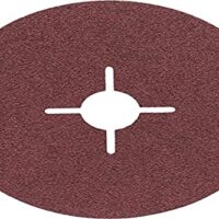 Bosch WS D=125mm Fiber B:M K60 Scheibe mit Korundbeschichtung auf Vollkunstharzbindung für Schleifen, Abtragen und Entgraten