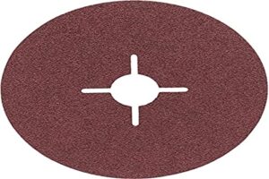 Bosch WS D=125mm Fiber B:M K60 Scheibe mit Korundbeschichtung auf Vollkunstharzbindung für Schleifen, Abtragen und Entgraten