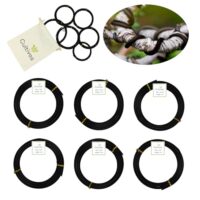 Bonsai-Draht-Set, 6 Rollen Aluminium Draht in verschiedenen Dicken, korrosionsbeständig, ideal für Bonsai-Liebhaber und Gartenliebhaber, perfekt für Innenbereich.
