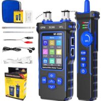 Netzwerkkabeltester zur Diagnose und Inspektion von Netzwerkkabeln mit RJ45, RJ11, PoE-Erkennung und Kabelsteckern